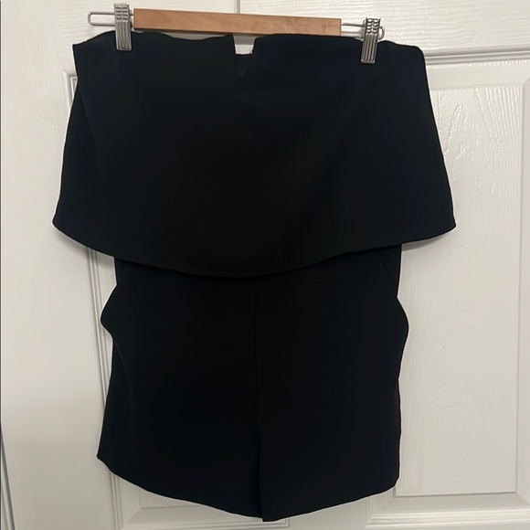 Aqua Black Strapless Romper - Picture 1 of 4